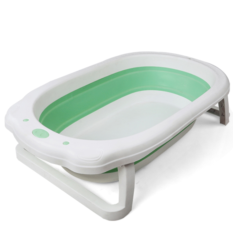 Folding Bathtub Wash Play Shower Basin Small Shower Tub Shower Pool Travel Bath Tub for Baby Nursery Bathroom