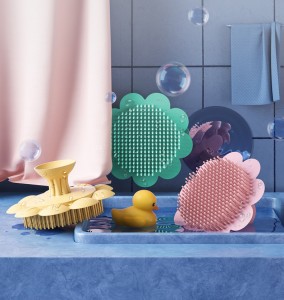 Baby shampoo comb, distributed with soft and dense fine bristles, will not damage the hair follicles, and is comfortable and friendly to baby’s skin.