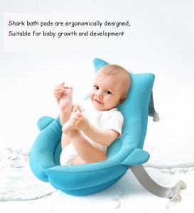 100% Soft polyester Surface Baby bath cushion