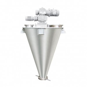 Factory supplied V Type Mixer - Industrial chemical vertical conical cone double  screw type mixer dry powder mixer – Trufiner
