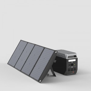 2000W Portable Power Station Outdoor Power Station with Solar Panel