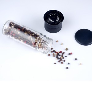Model GB-1 glass bottle salt and pepper grinder