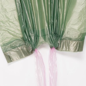 Drawtape Garbage Bags with plastic or biodegradable