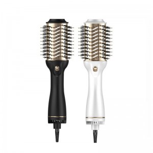ODM Custom Detangle Hair Brush Factory - 1200W Ionic hot air brush 3 in 1 Electric hot combs – Trisan