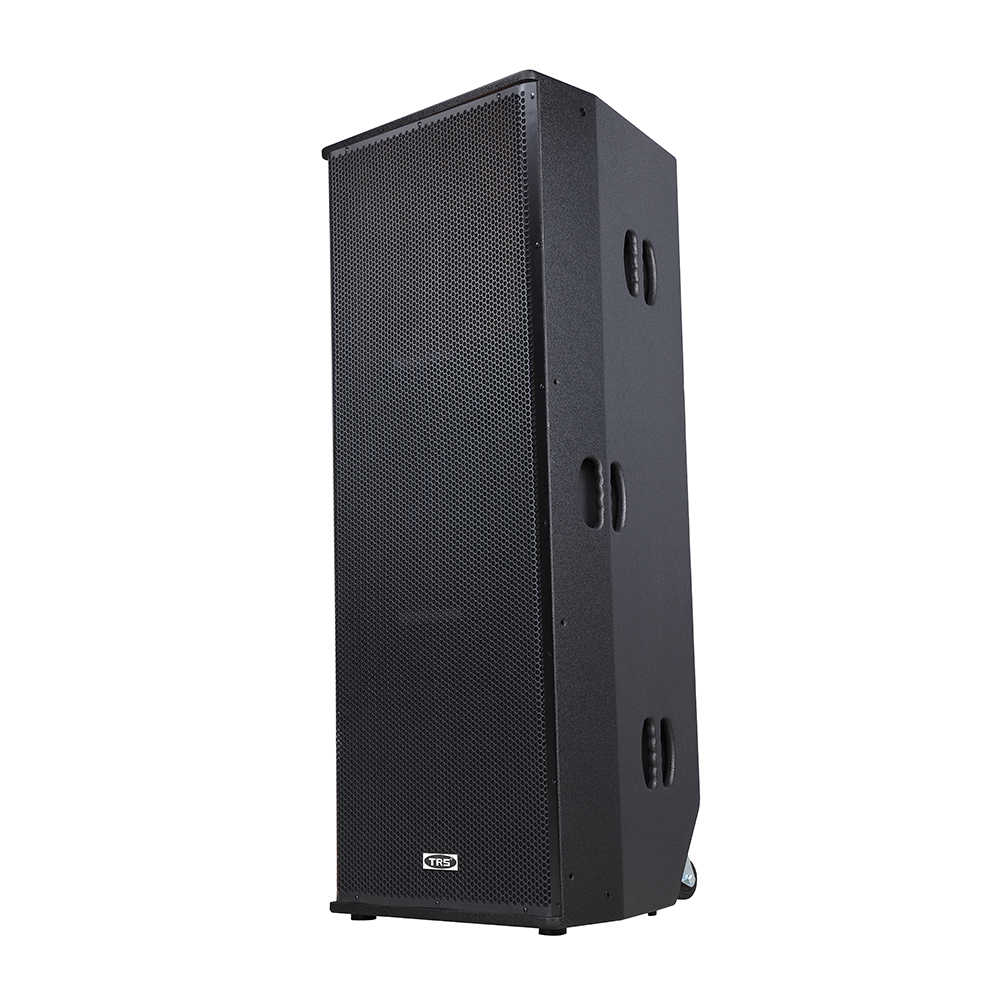 Professional Karaoke Speakers Suppliers –  Dual 15-inch three-way  full-range high power Outdoor speaker mobile performance sound system – Lingjie
