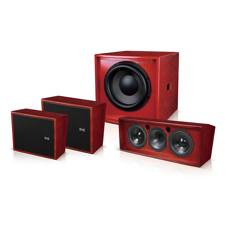 China 5.1/7.1 Karaoke&cinema system wood home theater speakers Manufacture  and Factory