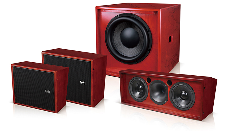 Karaoke&cinema integration system wood home theater speakers set for TV with karaoke function (2)