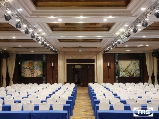 TRS AUDIO pab Guangxi Guilin Jufuyuan banquet hall upgrade los tsim high-end suab lom zem