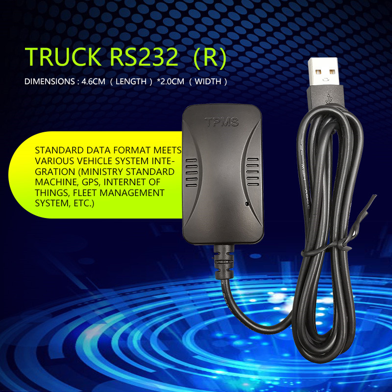 Integrated RS232 receiver for GPS, Internet of Vehicles, etc. (automatic trailer replacement)