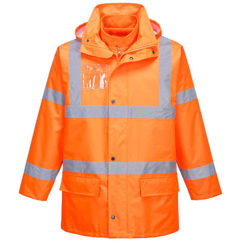 Hi-Vis 5-in-1 Parka Jacket – Orange