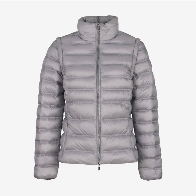 Women’s 2-in-1 Puffer Vest Jacket – Grey