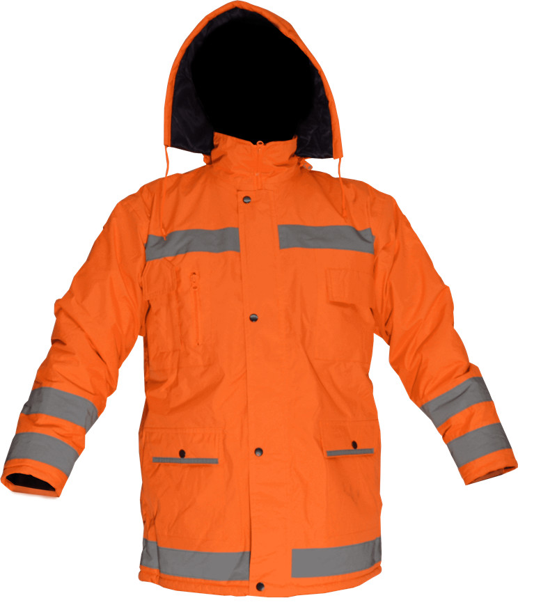 High Visibility Winter Parka Jacket – Orange