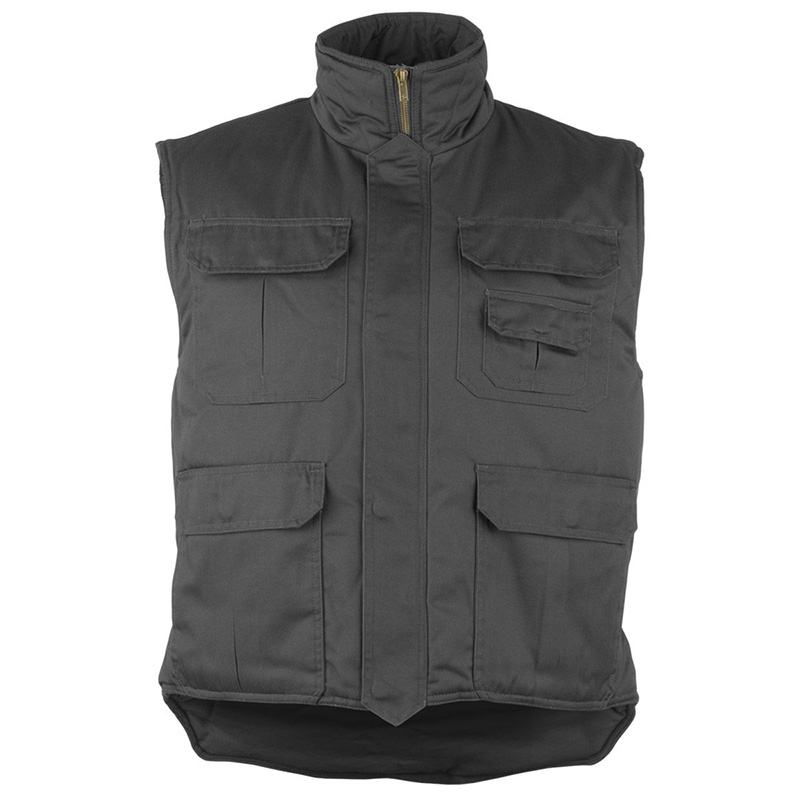 Winter Work Vest with pockets - Black (1)