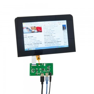 H101Q01-01W 10,1 hazbeteko ukipen-modulua kontrolatzaile-plakarekin HDMI USB 12V 1280 * 800