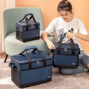 Leakproof Cooler Tote Bag Freezable Lunch Bag with Adjustable Shoulder Strap for Kids/Adult