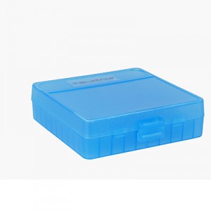 TSUNAMI PLASTIC PISTOL AMMO BOXES TB-906 120X120X35MM RIFLE100 ROUNDS