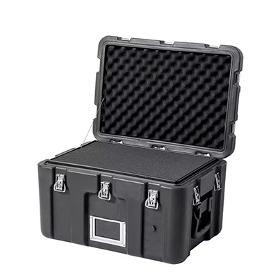 R493231 Rugged roto-molded case plastic military transport cases
