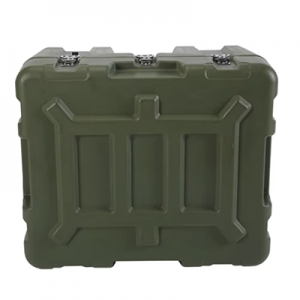 R534338 坚固的滚塑保护箱塑料军事装备箱