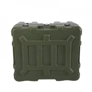 R534338 坚固的滚塑保护箱塑料军事装备箱