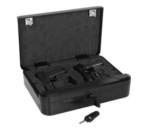 291705S Handgun Key Storage Safe Pistol Safe with Key Lock