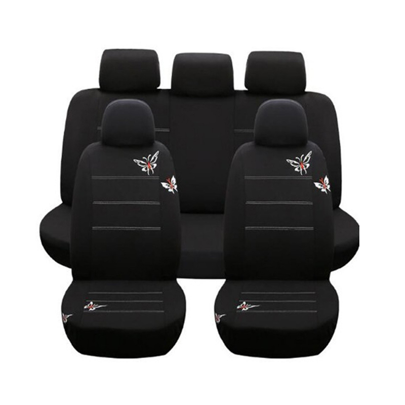 Embroidered-black-butterfly-on-car-seat-cover-(16)