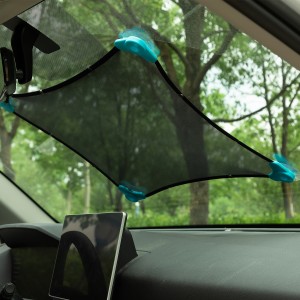 CAR SUNSHADE WITH SUCTION CUPS
