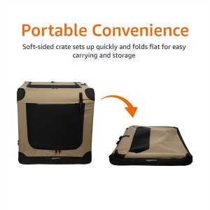Foldable Dog Cages Wholesale Portable Folding Soft Pet Cages Travel Dog Crate Kennel – TTG