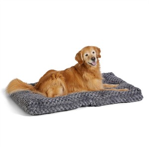 Wholesale Custom Size Color Plush Pet Bed and Dog Crate Pad