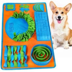 Interactive Sniff Mat Slow Feeding and Treat Mind Snuffle Mat for Dogs