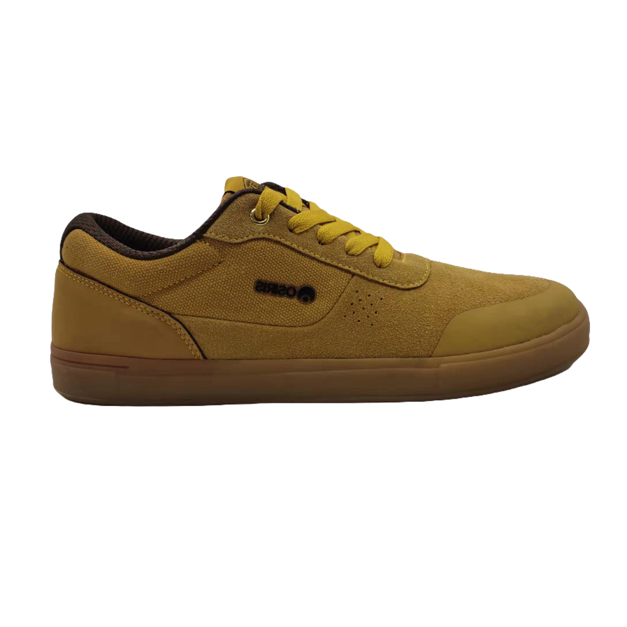 Suede & Oxford Fabric Upper Board Shoes With Tpr Outsole In Retro Look Featured Image