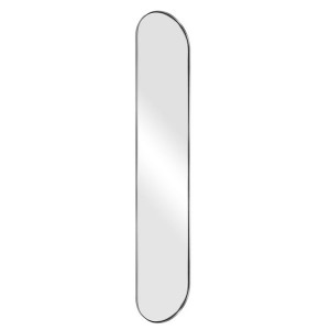 Oval Runway type stainless steel full body mirror standing mirror