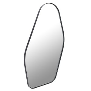 Irregular Metal Frame Human Body Shaped Mirror – High Definition for Hotels and Households