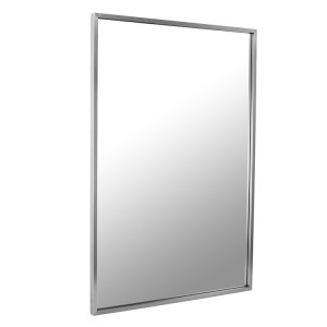 Rectangular right angle metal frame mirror made of stainless steel or iron Chinese manufacturers’ factories