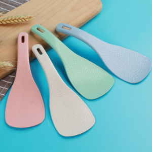 Wheat straw rice paddle spatula cooker scoop