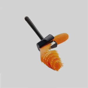 Manual potato carrot spiral slicer cutter