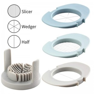 3 In 1 Multi-Function egg Cutter Fruit Slicers  with Stainless Steel Cutting Wires