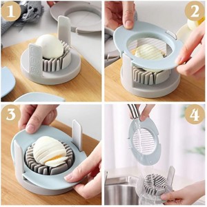3 In 1 Multi-Function egg Cutter Fruit Slicers  with Stainless Steel Cutting Wires