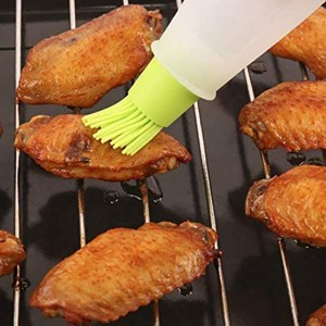 Silicone Cooking Grill Barbecue Baking Pastry Oil Honey Sauce Bottle Brush