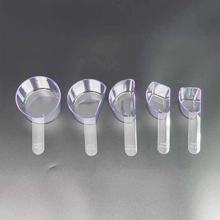 Clear Tritan Plastic Measuring Cups Set, 5 Pieces