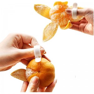 Plastic Round Peelers Citrus Fruit Skin Cutter