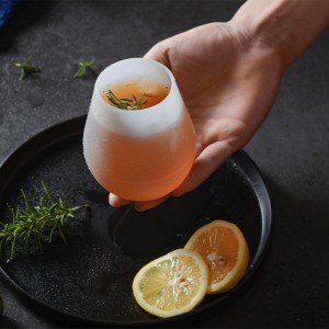 Transparent Silicone camping drinking cup