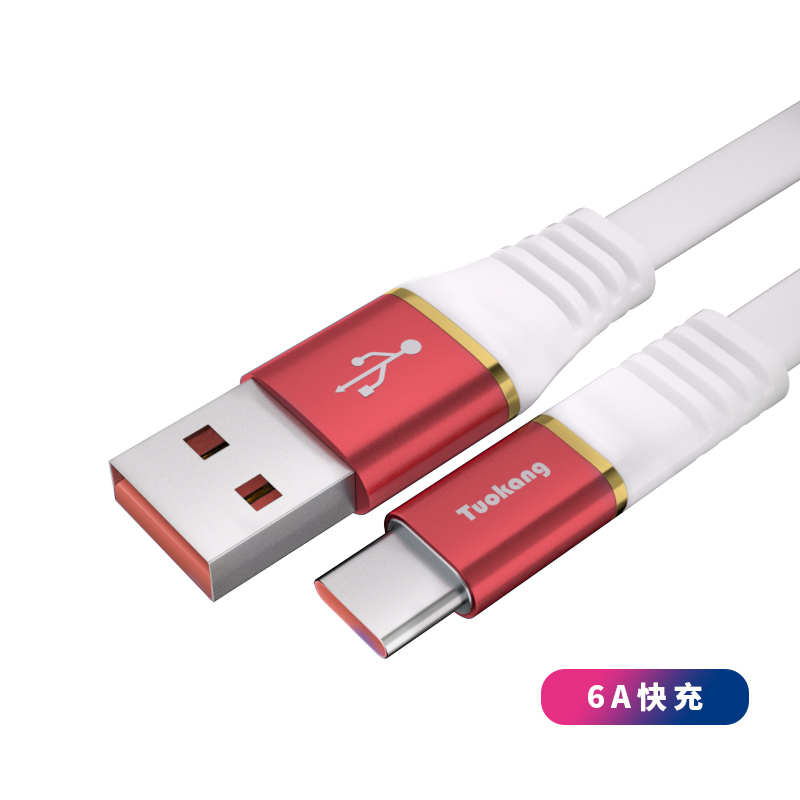 USB USB FUN TYPE C, TPE JACKET PELU Ikarahun MATEL, Overmold, Funfun