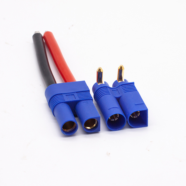 Connector, car power 16A EC5 Type, female crimping gold plated