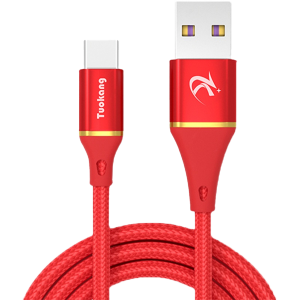 USB A to TYPE C 66W cable, Nylon braids PD fast power charge