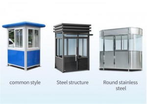 OEM/ODM Factory Precast Houses The security at the police gate bullet resistant glass fiber reinforced plastic sentry box guard house  – Tuoou