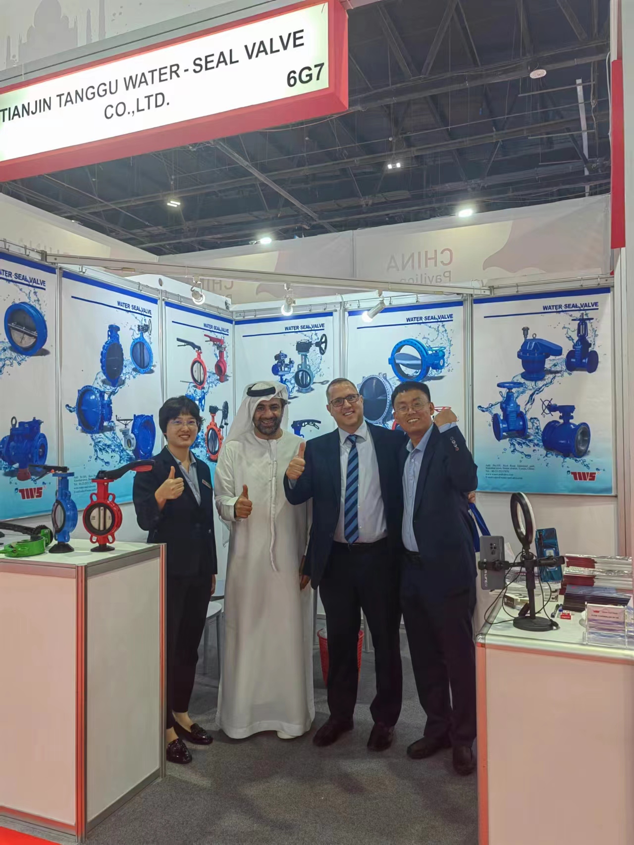 TWS valves participate in the 2023 Dubai WETEX Valve Exhibition