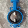 DN40-300 PN10/PN16/ANSI 150LB/JIS10K wafer butterfly valve with two piece disc