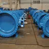 Double offset Eccentric Flange Butterfly Valve with Electric Acuator