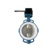 DN200 Carbon Steel Chemical Butterfly Valve With PTFE coated disc