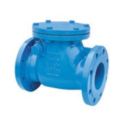 Ductile Cast Iron Double Flanged Rubber Swing Check Valve Non Return Check valve